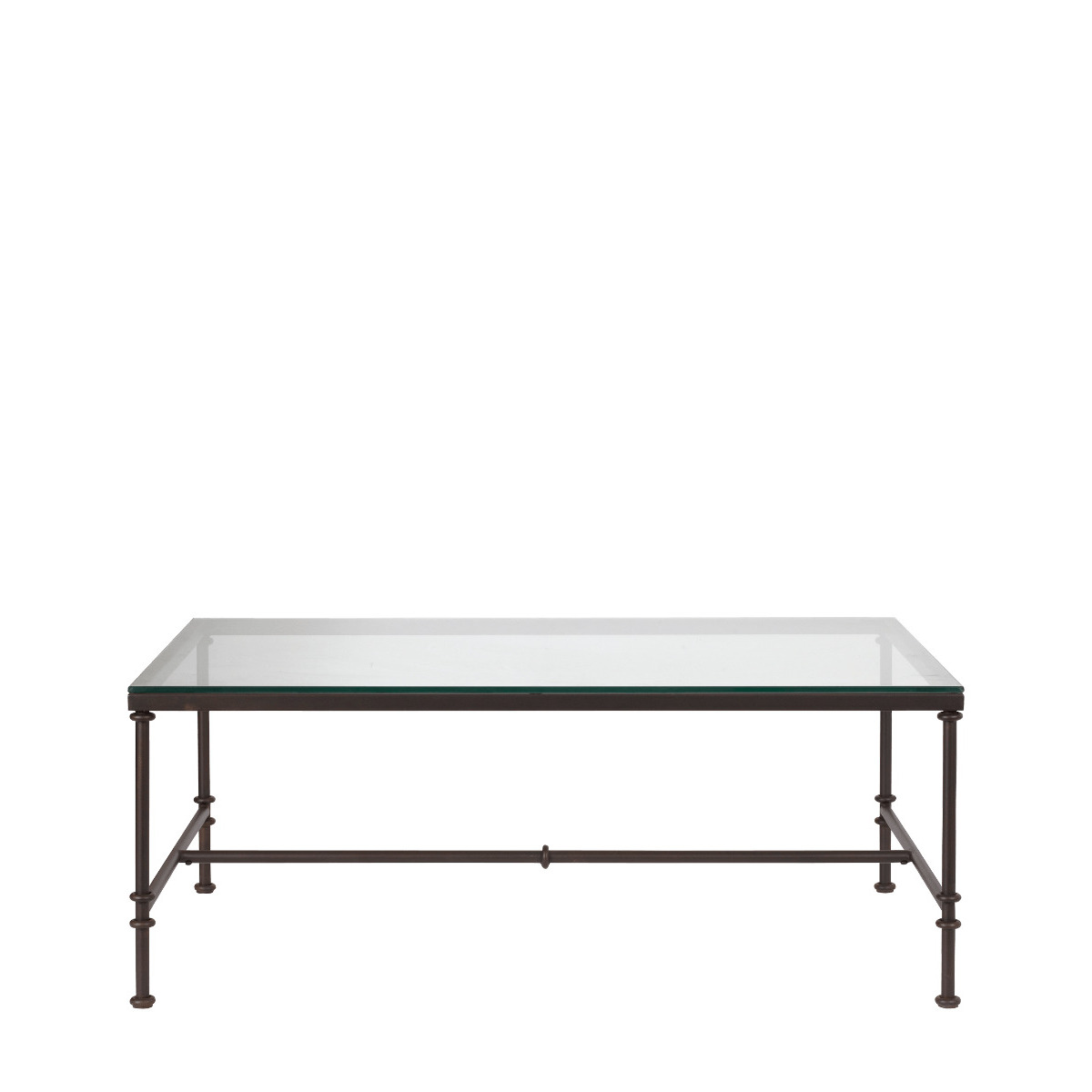 OKA, Pompidou Coffee Table Small Black, Coffee Tables, Glass by OKA