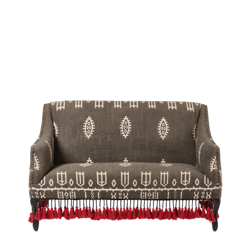 Tarma 2Seater Sofa Charcoal by OKA