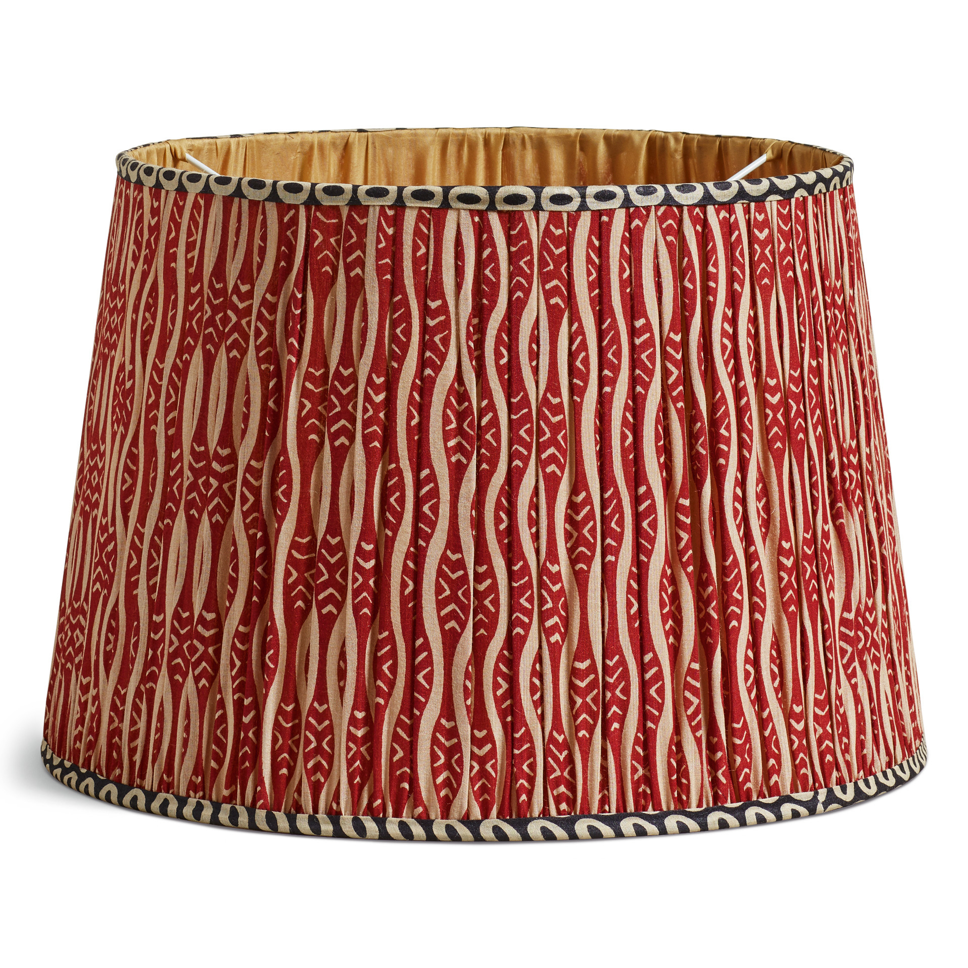 Roa Lampshade 35cm - Vermillion Red by OKA | ufurnish.com