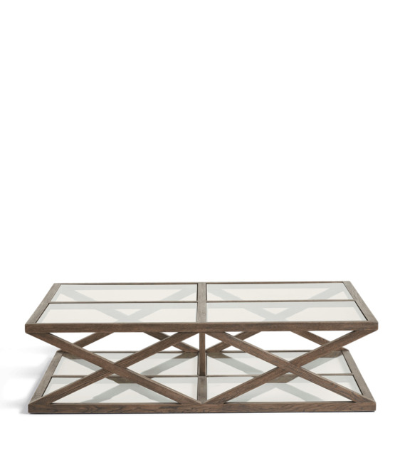 OKA, Large Marylebone Coffee Table Espresso, Coffee Tables, Oak Wood