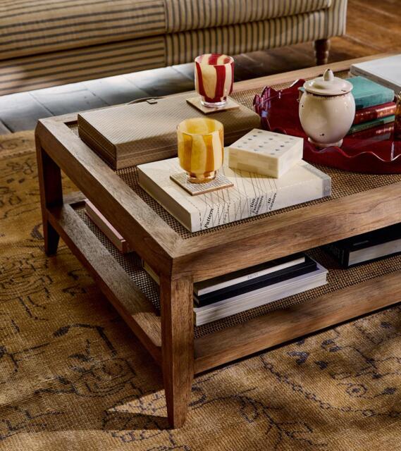 OKA, Alicia Coffee Table - Natural, Coffee Tables, Bayur Wood by