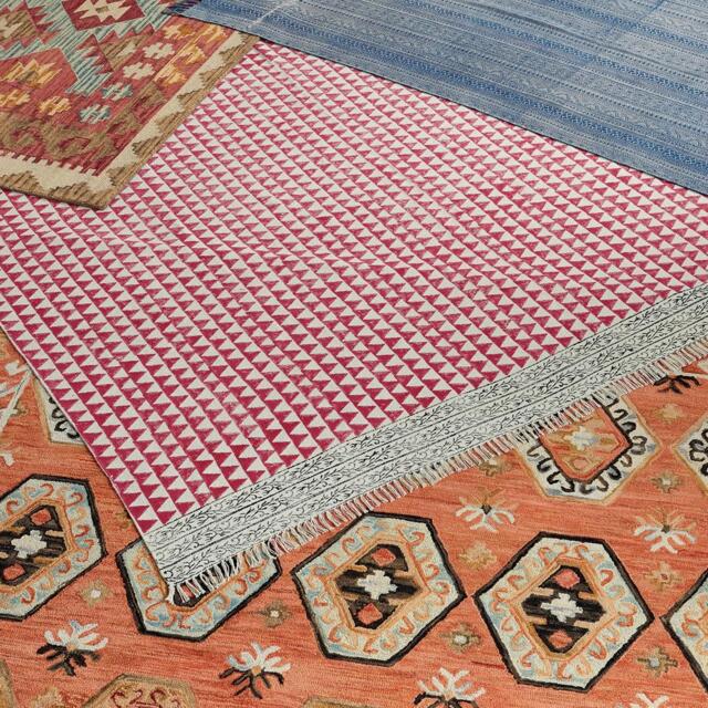 OKA, Alanya Rug 244x305cm - Multi, Rugs, Cotton,Wool | uFurnish.com