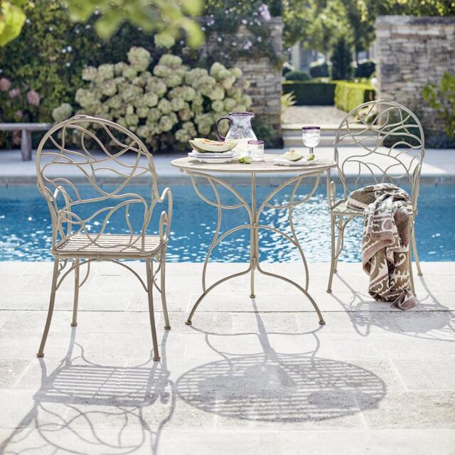 OKA, Viticcio Metal Garden Chair - Metal, Garden Seating, Metal by OKA | ufurnish.com