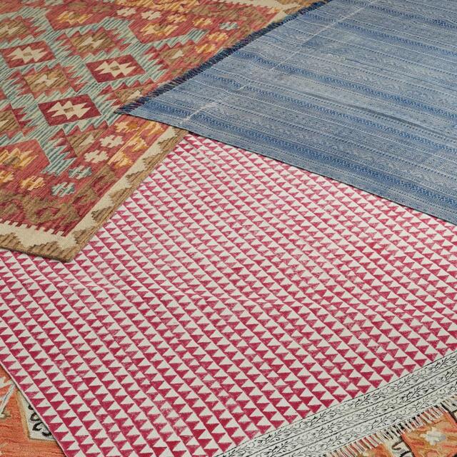 OKA, Darica Rug 244x305cm - Multi, Rugs, Cotton,Wool by OKA | ufurnish.com