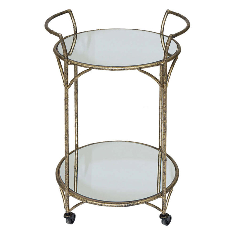 Mindy Brownes Danrich Drinks Trolley in Antique Gold by Olivia's