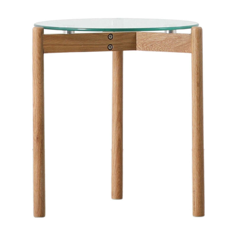 Gallery Interiors Moran Side Table in Oak by Olivia's