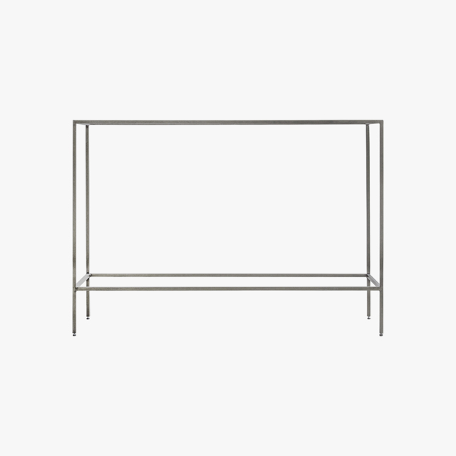 Marshall Console Table in Silver by Perch & Parrow | ufurnish.com