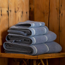 Piglet Warm Blue Cotton Towels Size Bath Towel