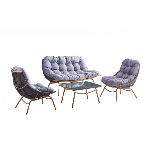 Cyprus Rattan Outdoor Furniture Set by PN Home | ufurnish.com