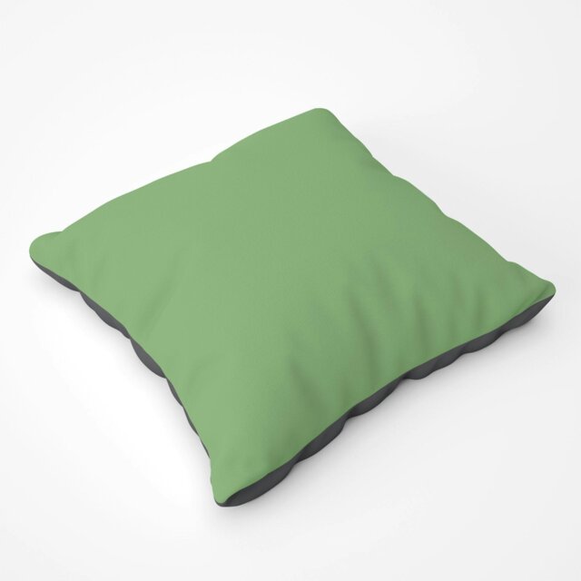 Rackhams Sage Green Floor Cushion - by Rackhams | ufurnish.com