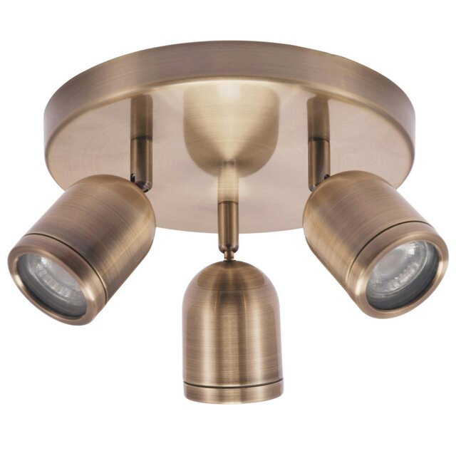 Modern Bathroom Ceiling Light Brass 4-Light IP44 - Bath | Lampandlight UK