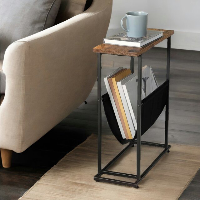 Rackhams Bedside Table with Magazine Holder Sling by Rackhams ...