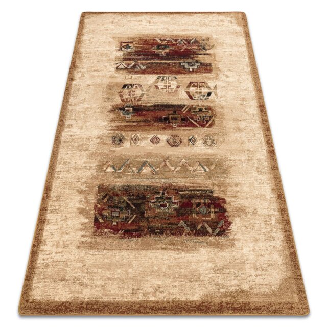 Rackhams Wool Omega Rug in Beige - 135cm x 200cm by Rackhams | ufurnish.com