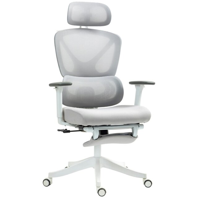 Rackhams Executive Office Chair, Recliner Computer Chair with Footrest ...