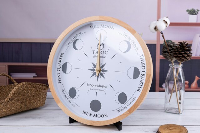Rackhams Moon Phase clock - Planeteco Moon Master, accurate lunar ...