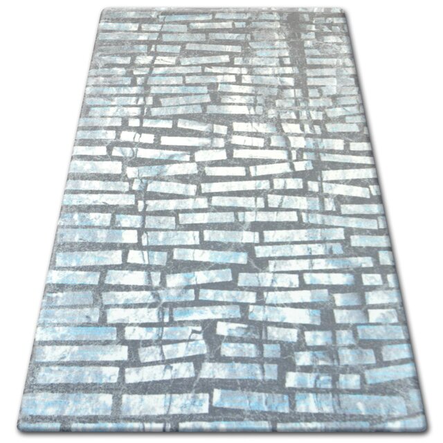 Rectangular Rug Light Blue Rackhams Andere Rectangular Rug - Light Blue Distressed Stone - 200cm x ...