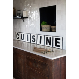 Cuisine Wall Art In 7 Individual Plaques