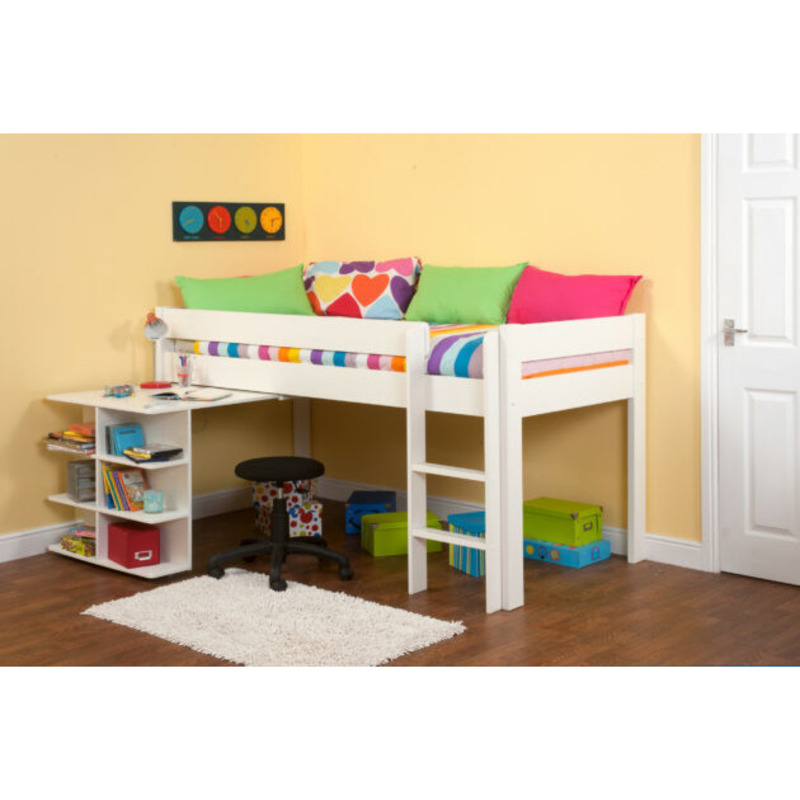 Stompa Uno 1 Midsleeper Cabin Bed with Pullout Desk by Room To Grow