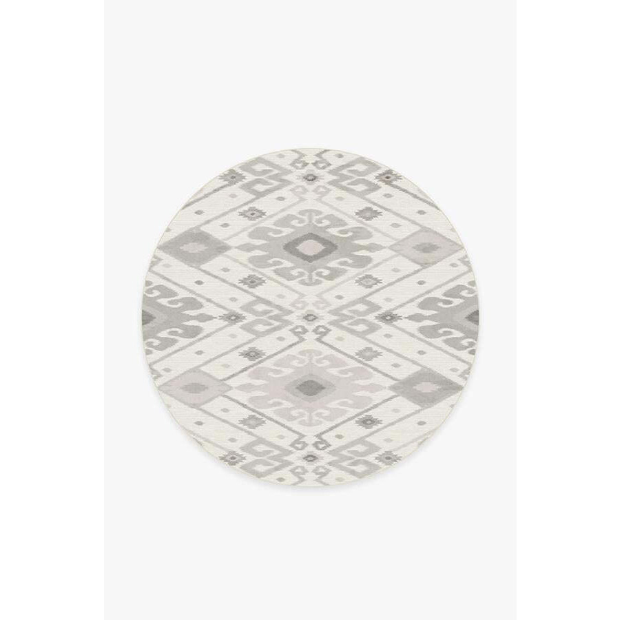 185 Round Machine Washable Area Rug Kid & Pet Friendly Indoor