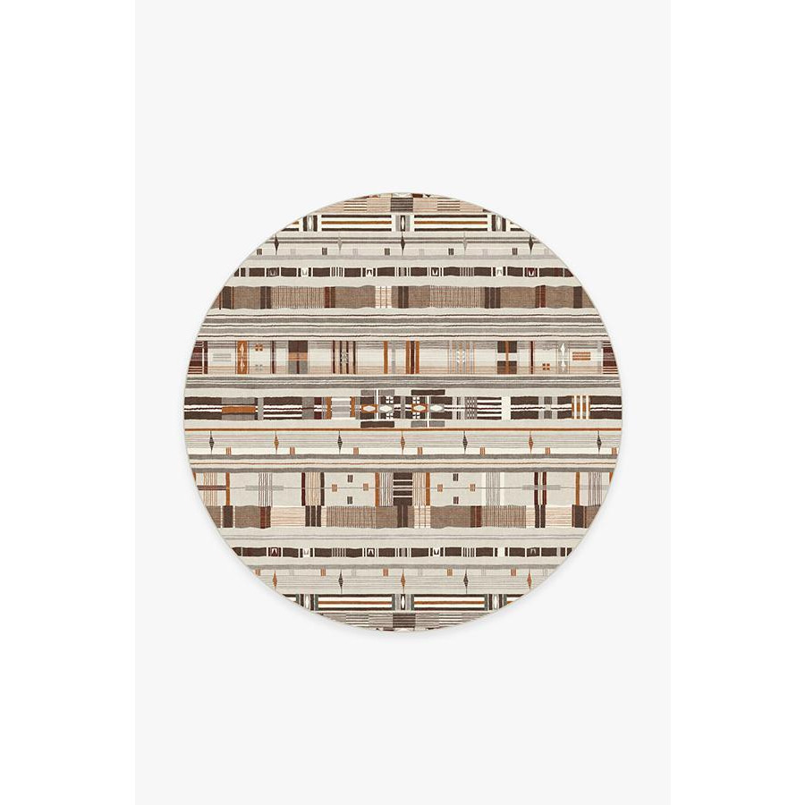 Effia Sumac Rug 185 Round Machine Washable Area Rug Kid & Pet