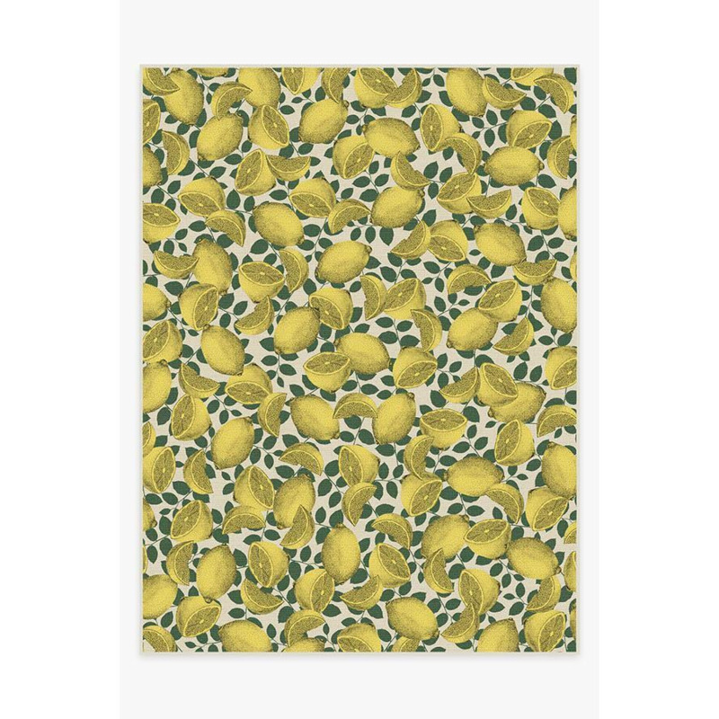 Outdoor Limoncello Yellow Rug 275x365 Machine Washable Area Rug