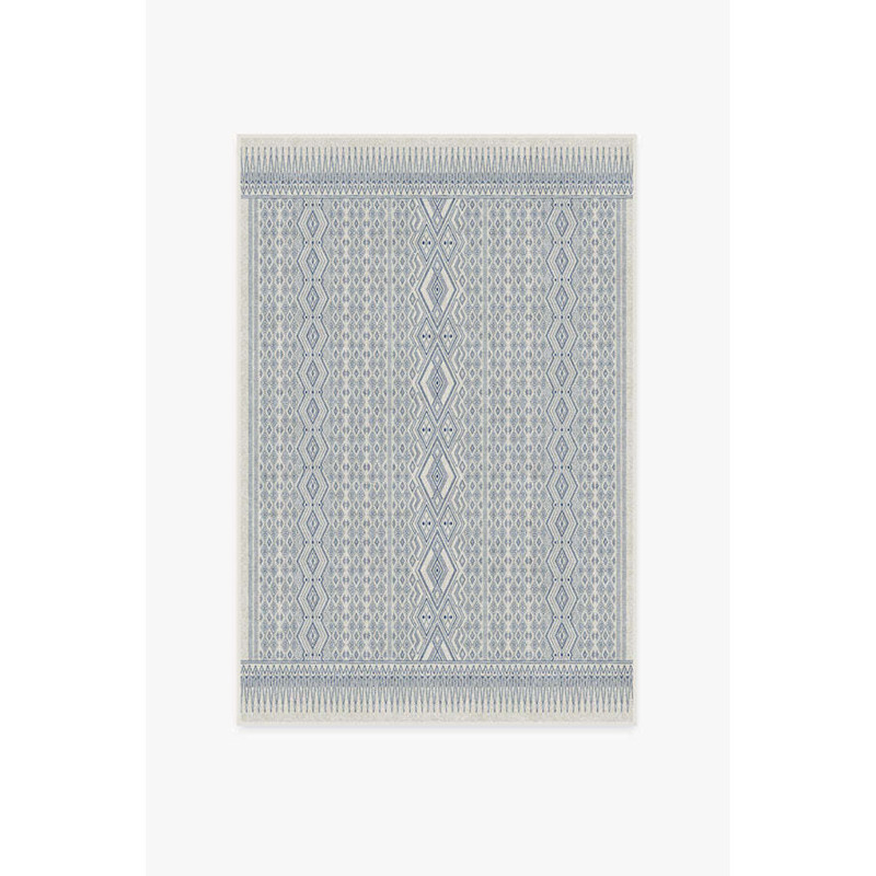 Herdanza Delft Blue Rug 120x185 Machine Washable Area Rug Kid