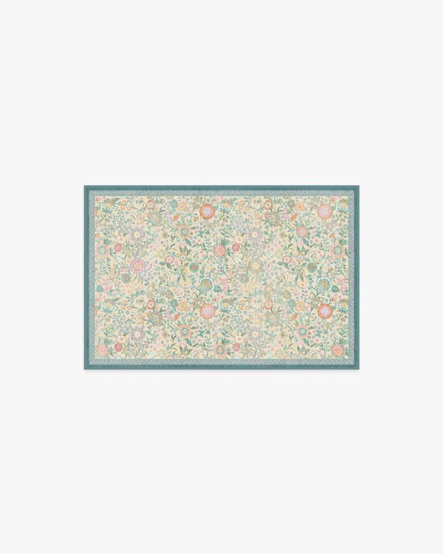 Royal Garden Ivory & Jade Rug by Bridgerton - 60x90 - Machine