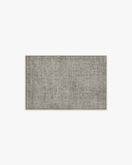 Frances Stone Grey Flatwoven Rug - 60x90 - Machine Washable Area Rug ...