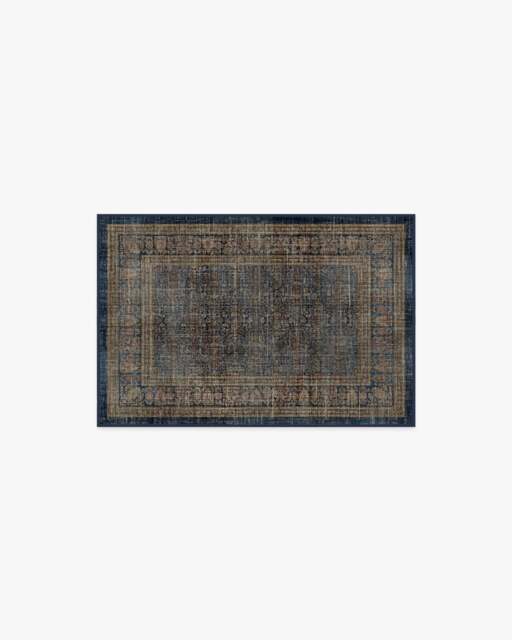 Vesper Golden Sapphire Tufted Rug - 60x90 - Machine Washable Area Rug ...