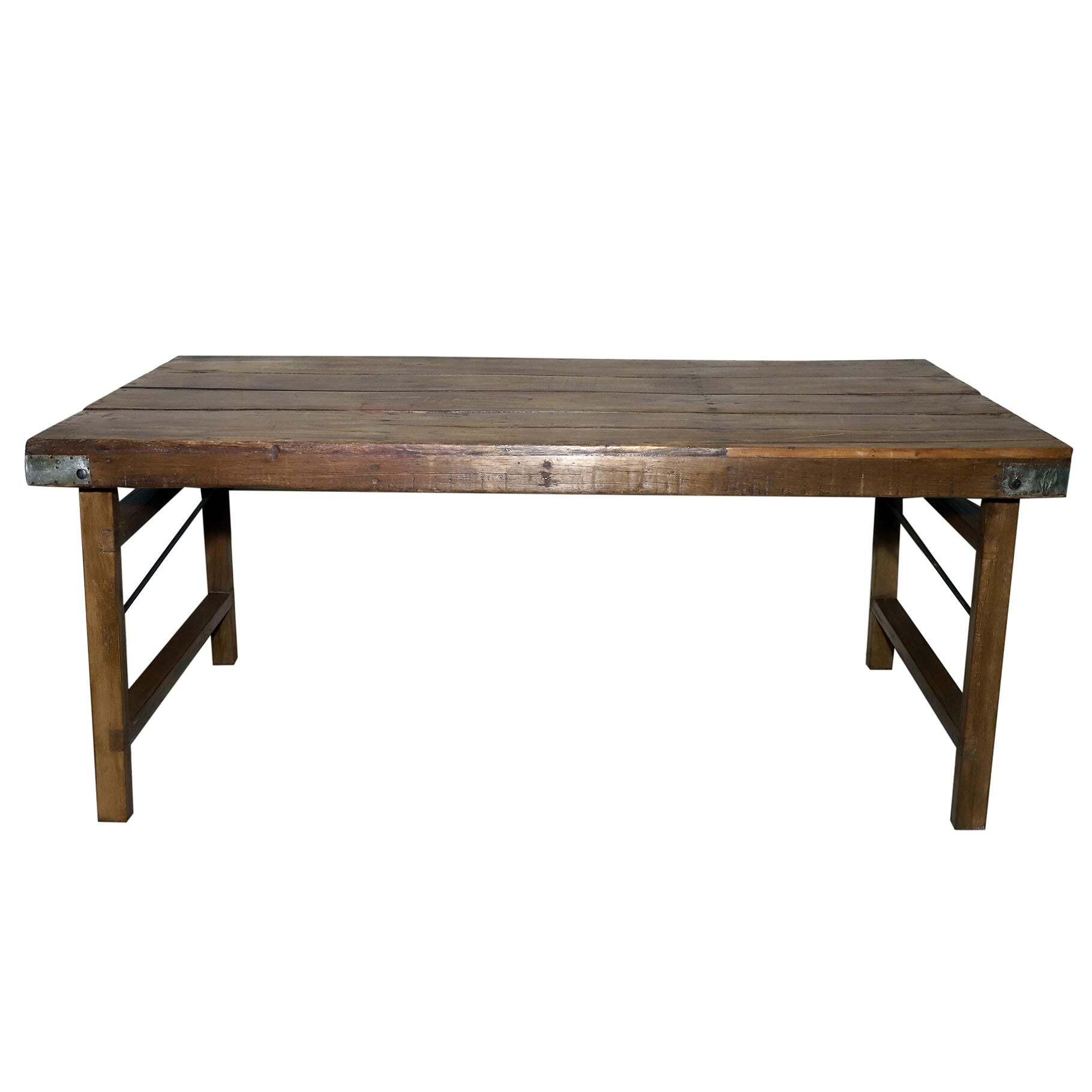 1.8m Vintage Folding Wood Table by SARRU