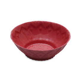Geo Handmade Bowl, Pink, 15 cm
