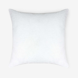 Small Square Cotton Cushion Pad White, 40x40 cm