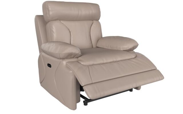 La-Z-Boy Grey Raleigh Power Recliner Chair with Head Tilt by SCS ...