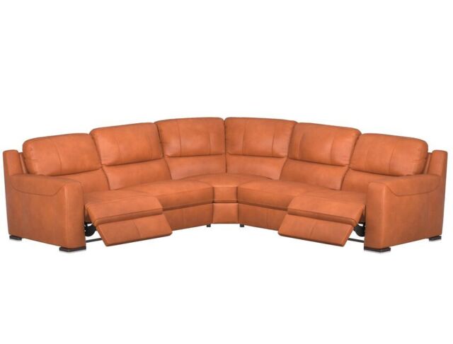 SiSi Italia Orange Lucca 3 Corner 3 Power Double Sofa by SCS | ufurnish.com