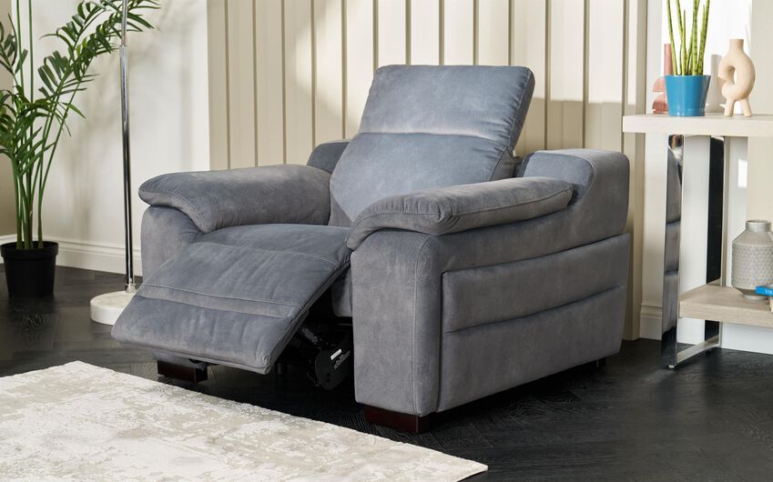 La-Z-Boy Fabric Austin Power Recliner Chair with Power Head