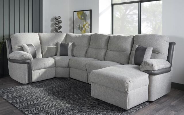 La-Z-Boy Nevada Fabric 1 Corner 3 Static with Right Hand Facing Chaise ...