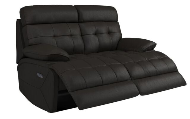 La-Z-Boy Grey Knoxville 2 Seater Power Recliner Sofa with Head Tilt by ...