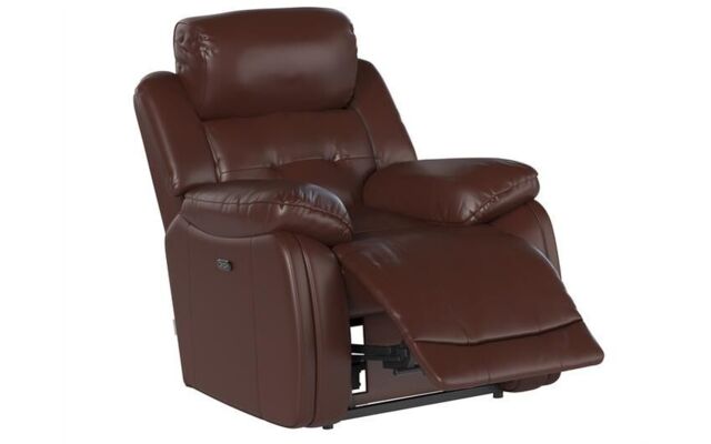 La-Z-Boy Brown El Paso Power Recliner Chair with Head Tilt by SCS ...