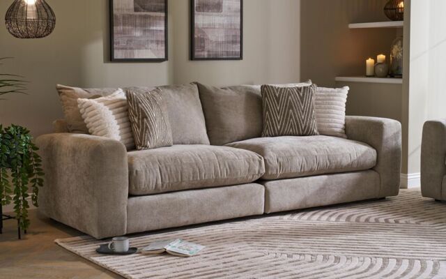 Fabric Stacey Solomon Lola 4 Seater Split Sofa by SCS | ufurnish.com