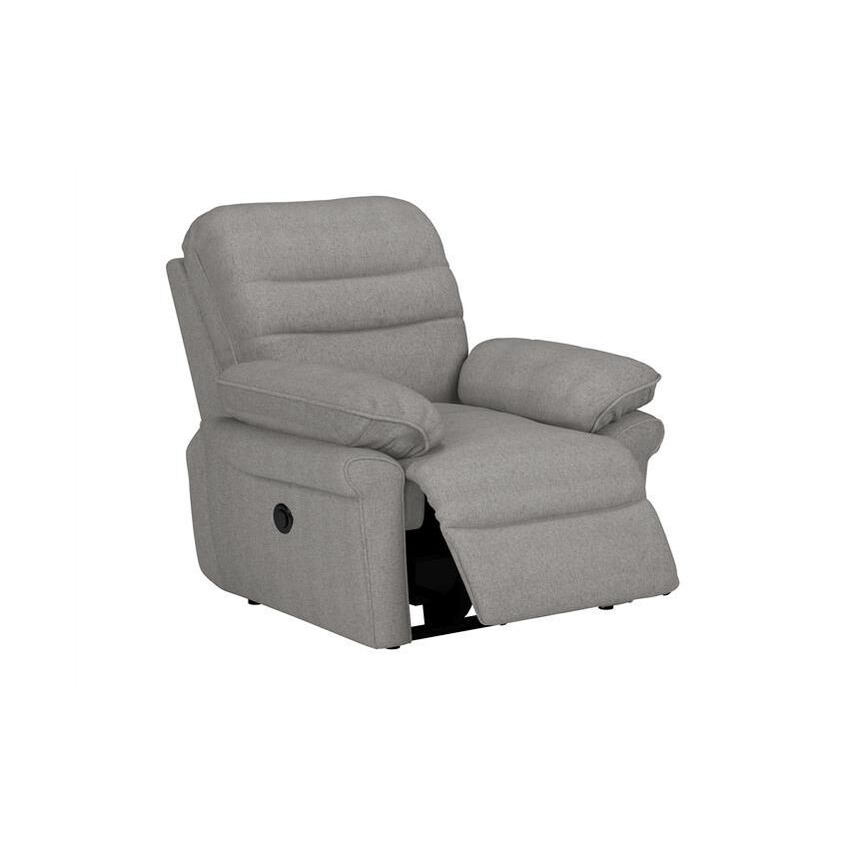 ScS Living Silver Pendle Fabric Power Recliner Chair by SCS