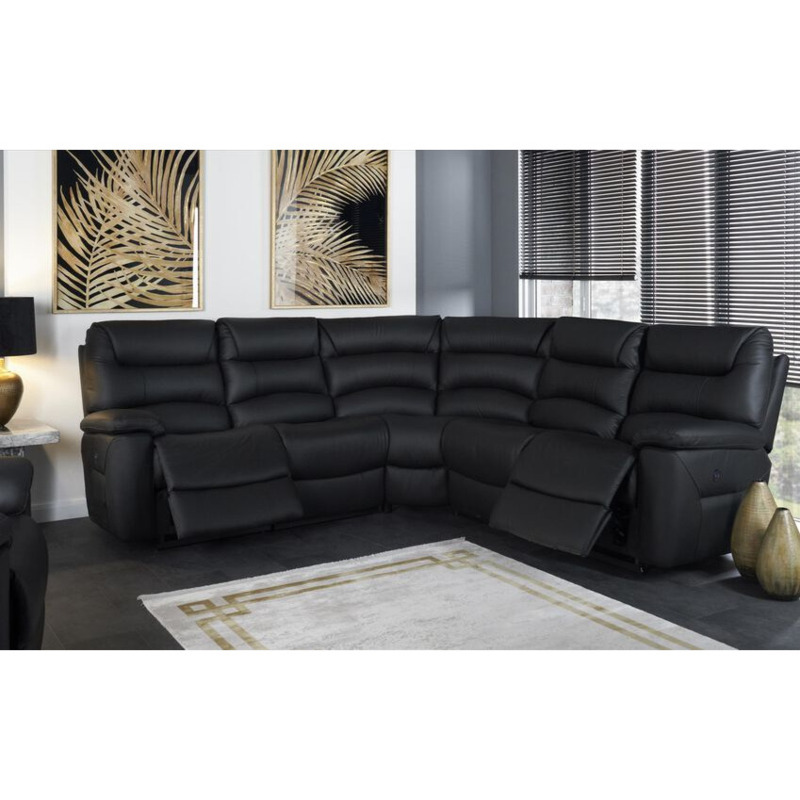 La-Z-Boy Staten Leather 2 Corner 2 Power Recliner by SCS | ufurnish.com