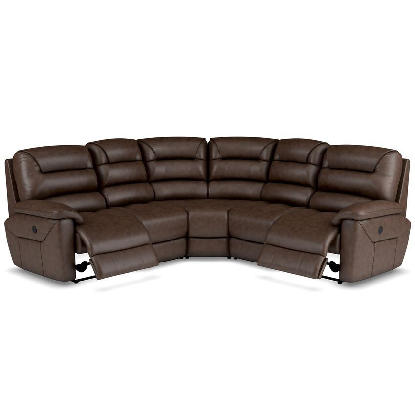 La-Z-Boy Staten Leather 2 Corner 2 Power Recliner Sofa by SCS ...