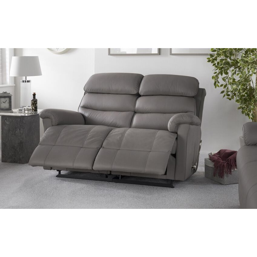 LaZBoy Tulsa Leather 2 Seater Manual Recliner Sofa by SCS
