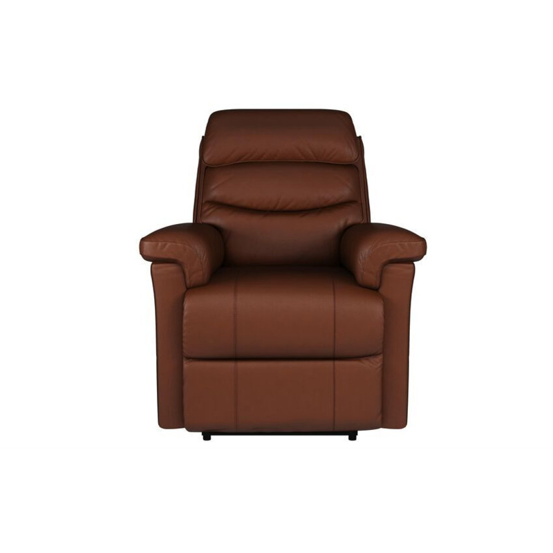 LaZBoy Brown Leather Tulsa Standard Chair by SCS