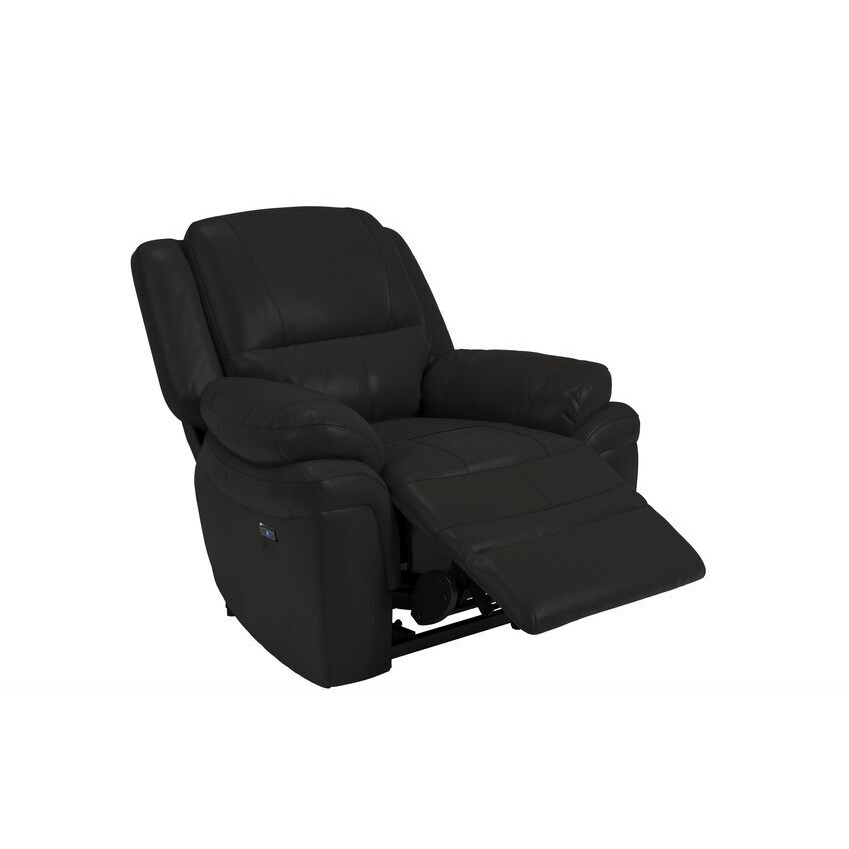 ScS Living Black Pluto Power Recliner Chair by SCS