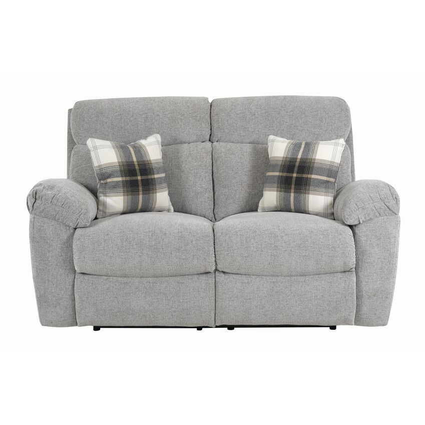 ScS Living Grey Cloud Fabric 2 Seater Static Sofa by SCS