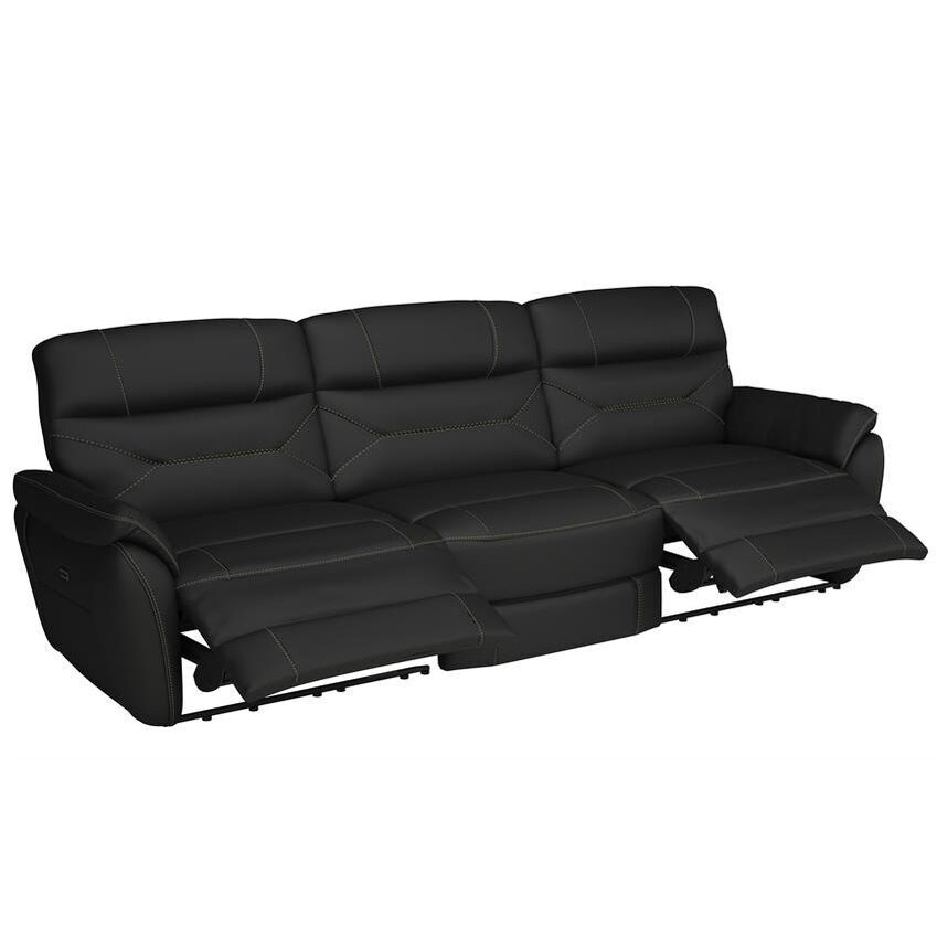 Rafa 4 Seater Straight Power Recliner Sofa by SCS