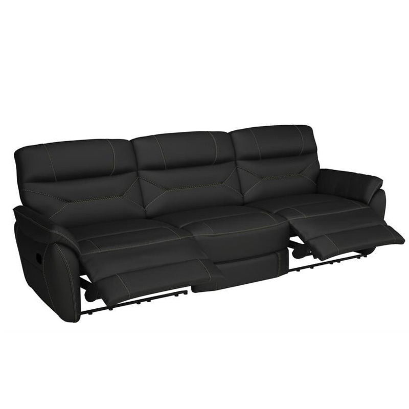 Rafa 4 Seater Straight Manual Recliner Sofa by SCS