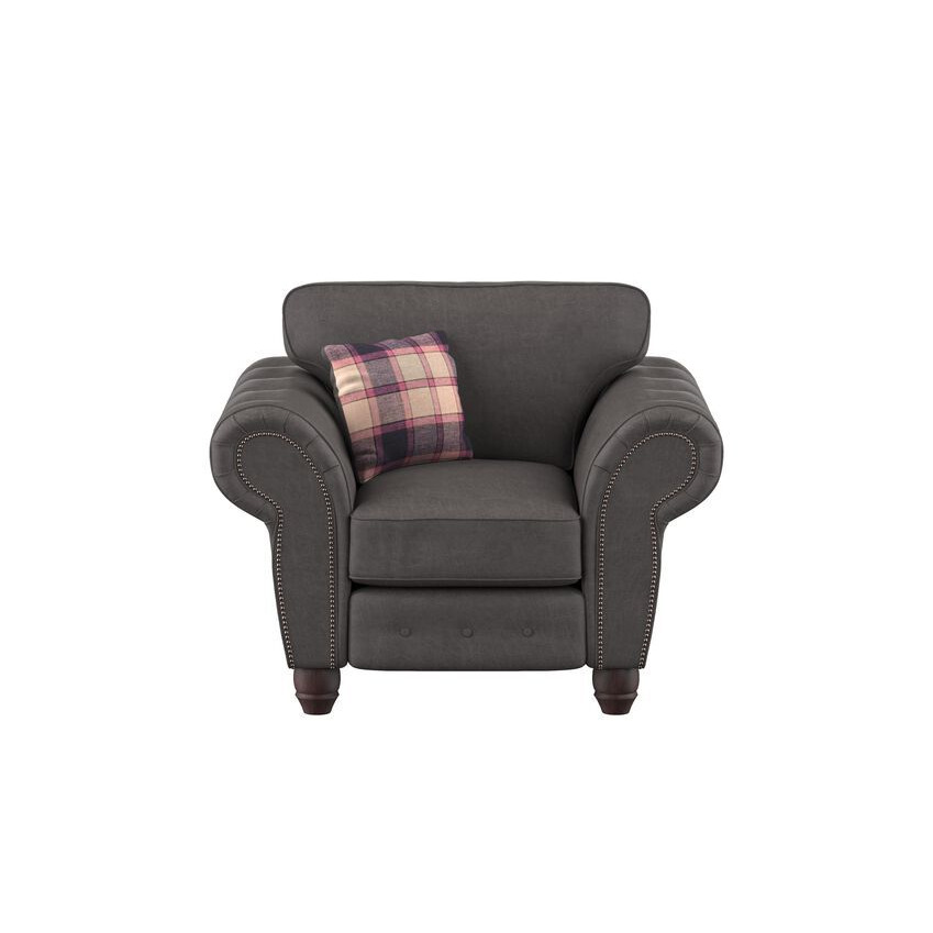 ScS Living Grey County Fabric Club Chair by SCS