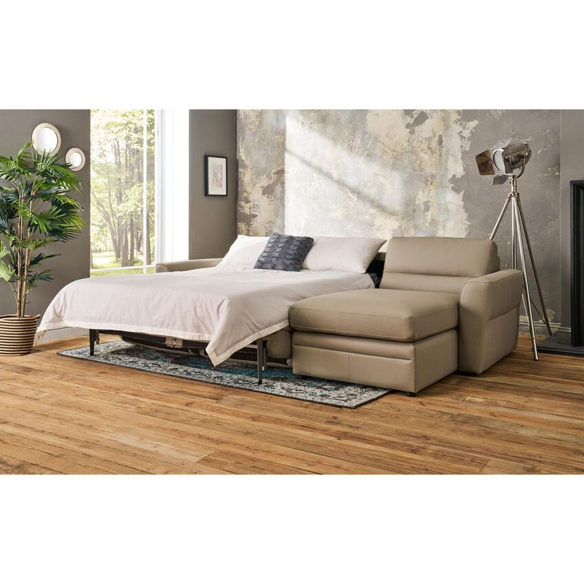SiSi Italia Fabric Amalfi 3 Seater Sofa Bed With Right Hand Facing Storage Chaise by SCS
